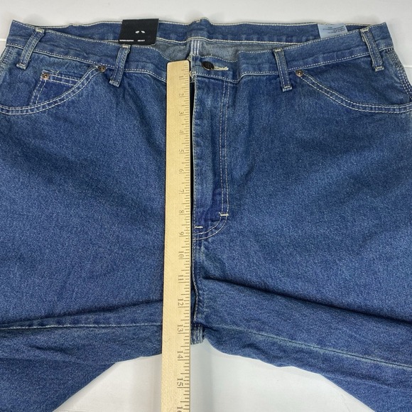 Dickies Men's Size 40X34 Relaxed Fit Straight Leg Carpenter Jeans Blue - Picture 9 of 16